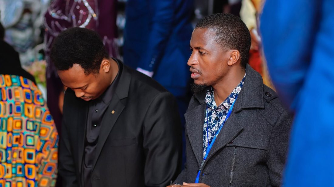 Brothers standing together in fellowship